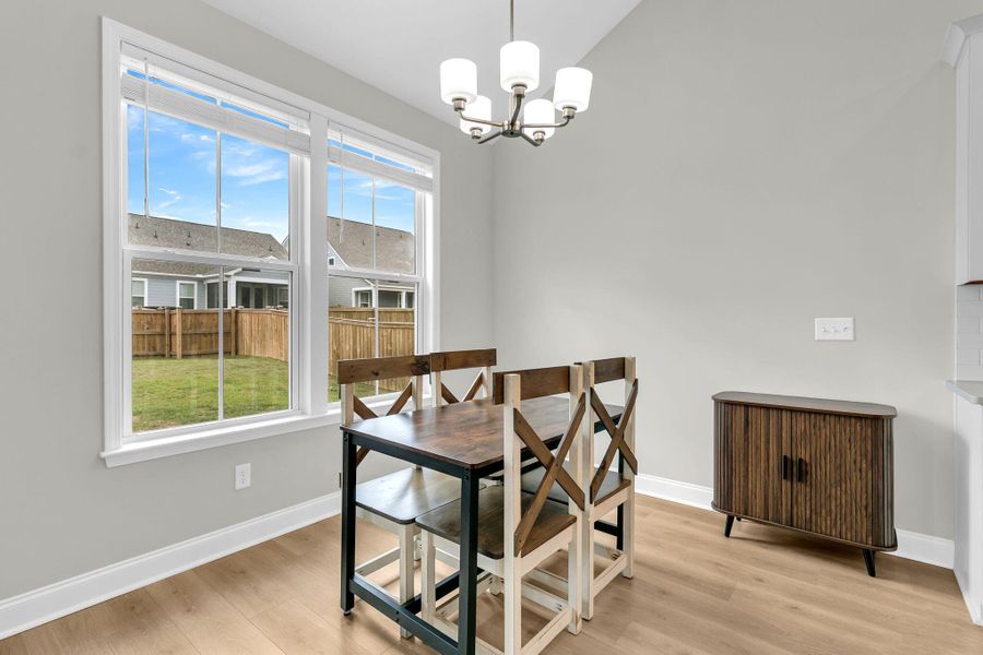 Furnished interior view inside a new home in High Point at Foxbank, Moncks Corner (Image 7).
