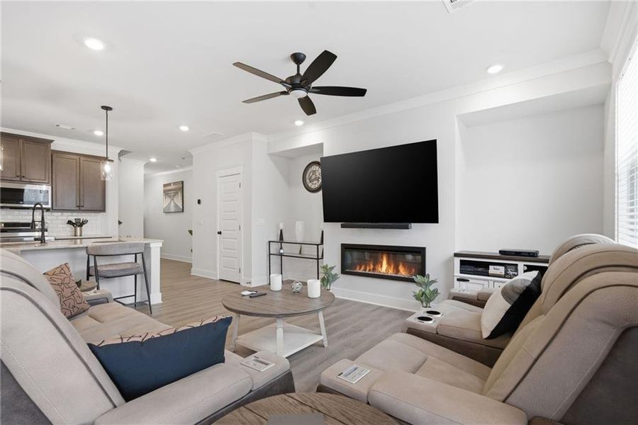 Furnished interior view inside a new home in , Gainesville (Image 19).
