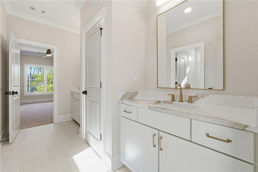 Furnished interior view inside a new home in , Marietta (Image 13).