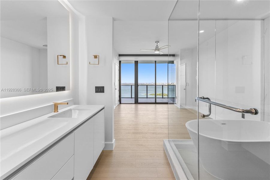 Furnished interior view inside a new home in , Miami (Image 9). Furnished interior view inside a new home in , Miami (Image 9).