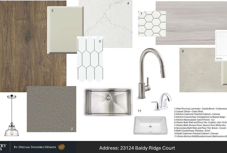 Sample of building materials used in homes in The Highlands, Porter (Image 2). Sample of building materials used in homes in The Highlands, Porter (Image 2).