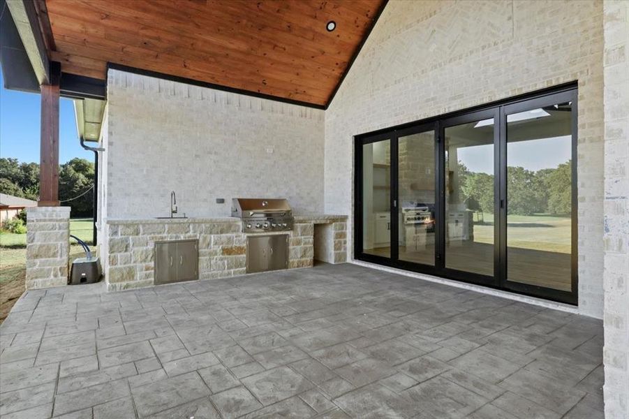 Exterior details and patio area of a home in , Burleson (Image 24). Exterior details and patio area of a home in , Burleson (Image 24).