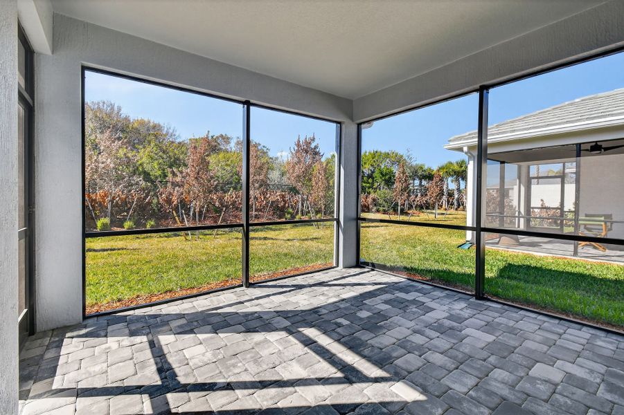 Exterior details and patio area of a home in Costa Pointe, Vero Beach (Image 30).