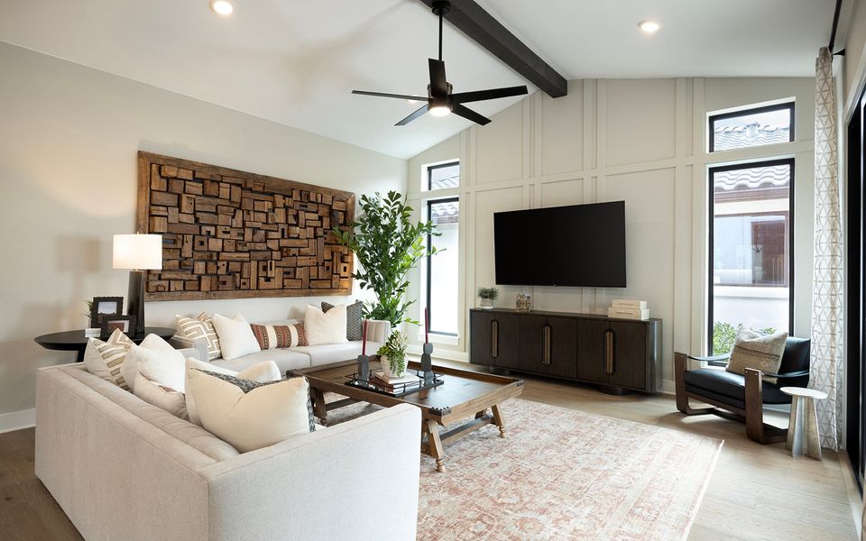 Representative furnished interior of a home built from the Auburn by Brookfield Residential in Kissing Tree, San Marcos (Image 9). Representative furnished interior of a home built from the Auburn by Brookfield Residential in Kissing Tree, San Marcos (Image 9).