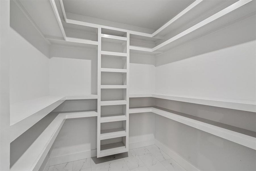 View of spacious closet