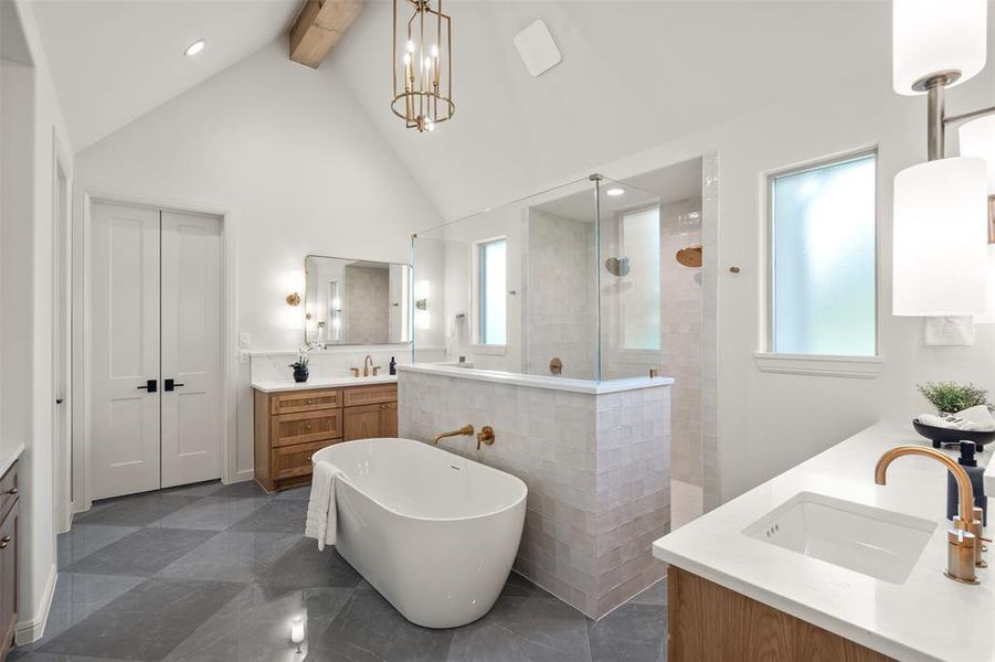 Furnished interior view inside a new home in , Weatherford (Image 10).