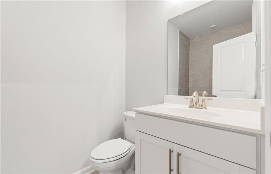 Furnished interior view inside a new home in Reunion, Flowery Branch (Image 14).