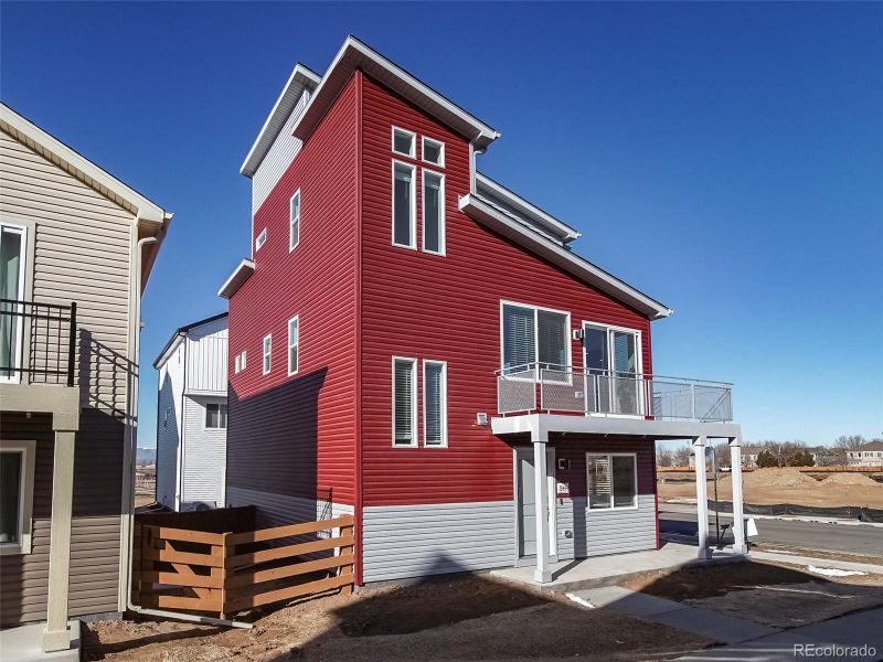 Exterior details and patio area of a home in , Commerce City (Image 2). Exterior details and patio area of a home in , Commerce City (Image 2).
