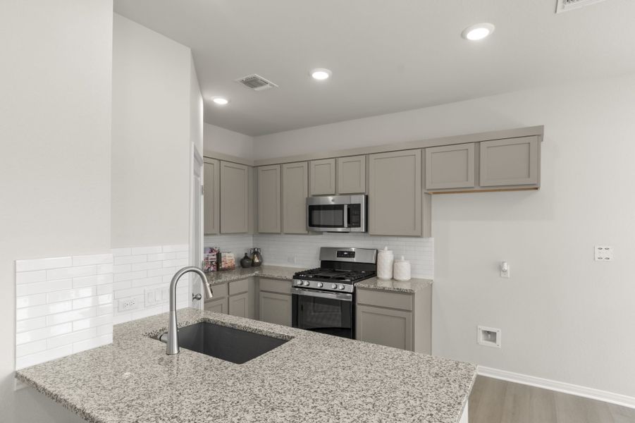 Furnished interior view inside a new home in Blanco Vista, San Marcos (Image 37).