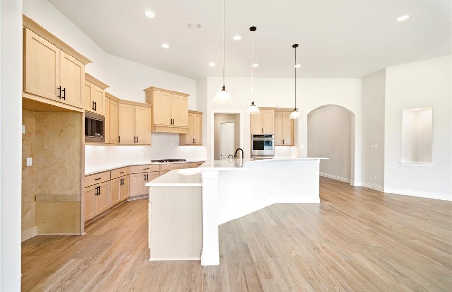 Furnished interior view inside a new home in Bridgeland 60′, Cypress (Image 6).
