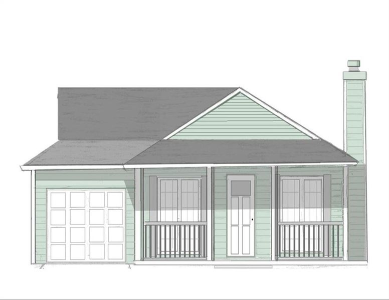Exterior rendering of this home design in , Cartersville, GA (Image 1). Exterior rendering of this home design in , Cartersville, GA (Image 1).