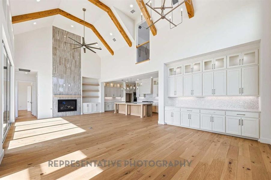 Furnished interior view inside a new home in Cambridge Crossing, Celina (Image 5).