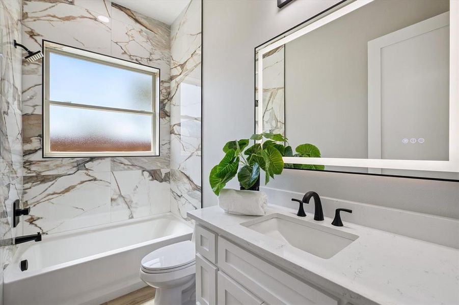 Furnished interior view inside a new home in , Arlington (Image 27).