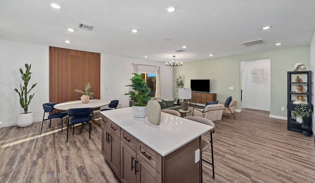 Representative furnished interior of a home built from the Mariposa - C40M by D.R. Horton in Entrada Del Toro at Rancho Sahuarita, Sahuarita (Image 14).