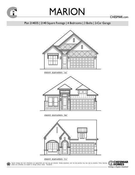 Exterior rendering of this home design in Wildrye 45', Waller, TX (Image 5).