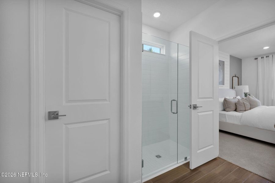 Furnished interior view inside a new home in The Landings at Saint Johns, St. Johns (Image 17).