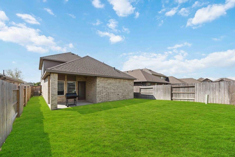 Covered patio and private backyard- ideal for relaxing or entertaining Covered patio and private backyard- ideal for relaxing or entertaining