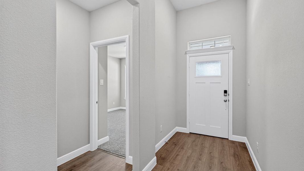 Representative unfurnished interior of a home built from the Basswood by D.R. Horton in Treeline, Justin (Image 25). Representative unfurnished interior of a home built from the Basswood by D.R. Horton in Treeline, Justin (Image 25).