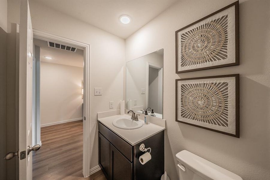 Furnished interior view inside a new home in Craftsman’s Corner, Cleburne (Image 30).