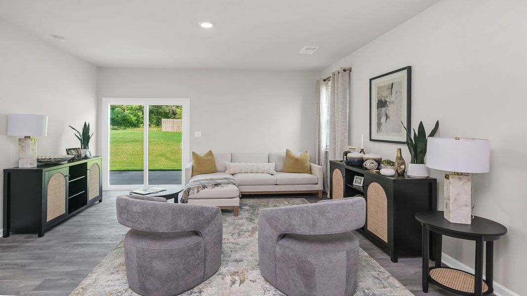 Furnished interior view inside a new home in Grand Oaks, Columbia (Image 12).