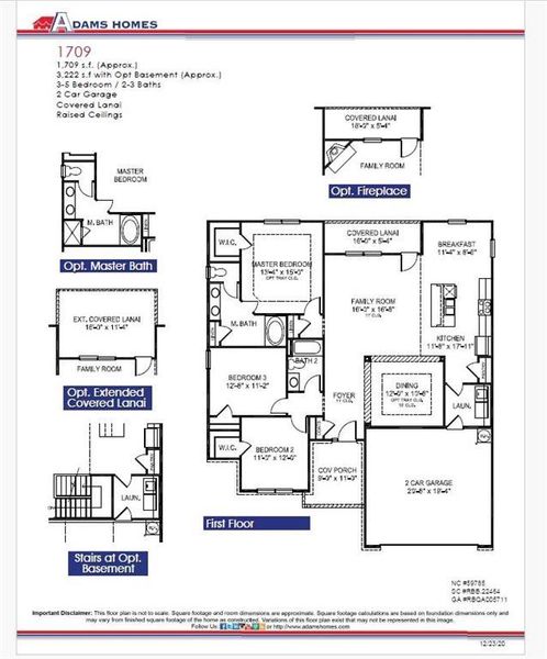 2D floor plan layout of this home in Habersham Meadows, Demorest, GA (Image 3).