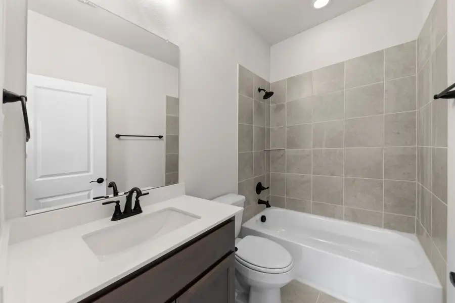 Representative furnished interior of a home built from the Honor by Rockwell Homes in Creekside, Royse City (Image 14).