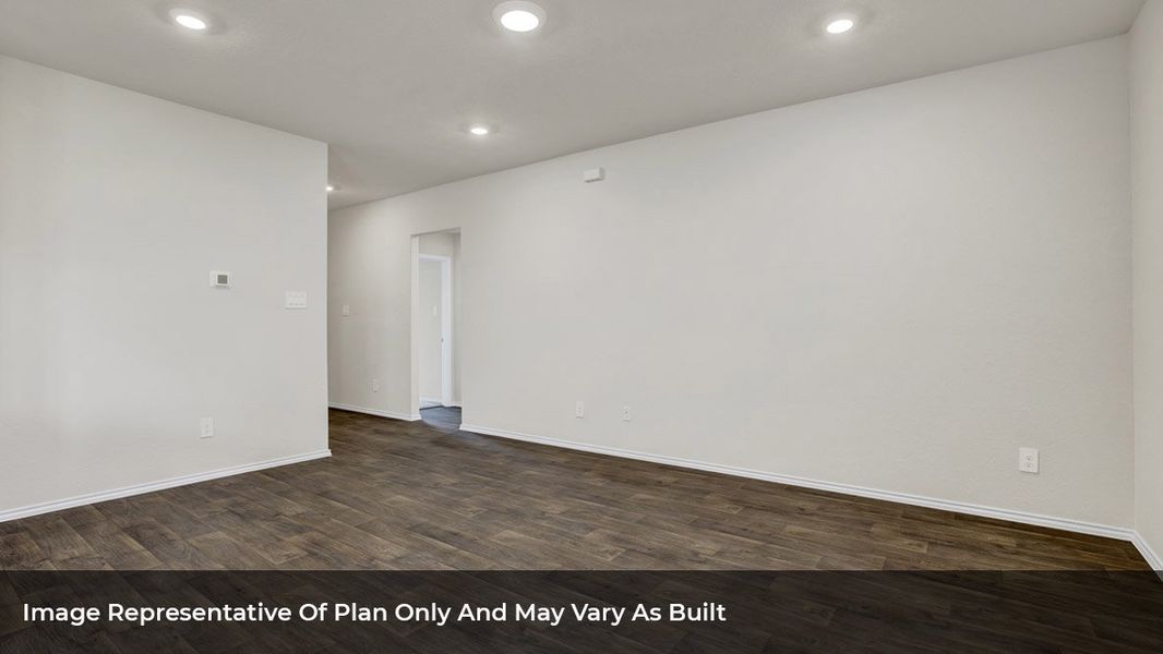 Representative unfurnished interior of a home built from the The Baxtor by D.R. Horton in Brookstone Creek, San Antonio (Image 18). Representative unfurnished interior of a home built from the The Baxtor by D.R. Horton in Brookstone Creek, San Antonio (Image 18).