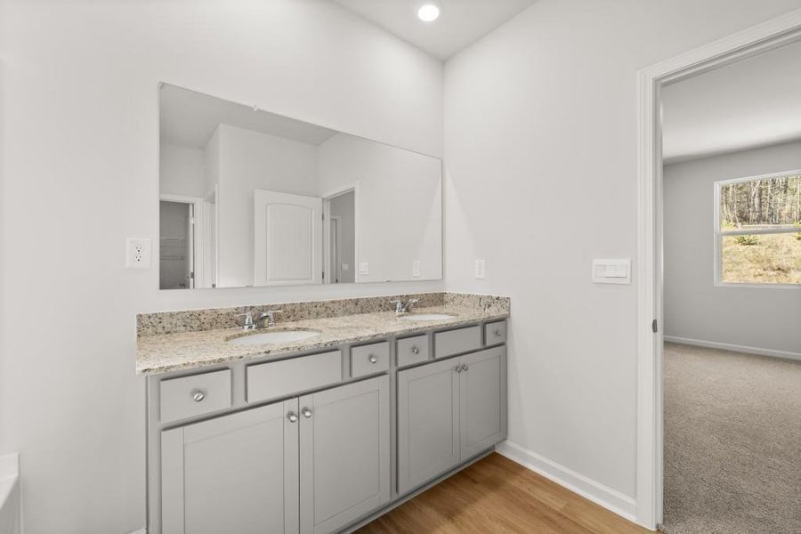 Furnished interior view inside a new home in Northwoods at Mirror Lake, Villa Rica (Image 10).