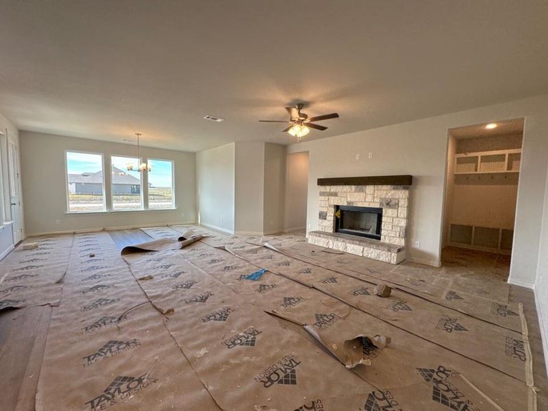 In-progress construction of a new home in Fairview Meadows, New Fairview, TX (Image 10).