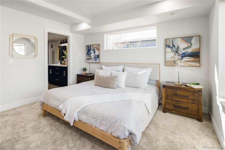 Furnished interior view inside a new home in , Denver (Image 29).