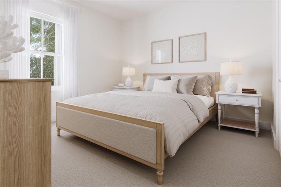 Representative furnished interior of a home built from the Aurora by Ryan Homes in Cedar Landings, Leesburg (Image 6).