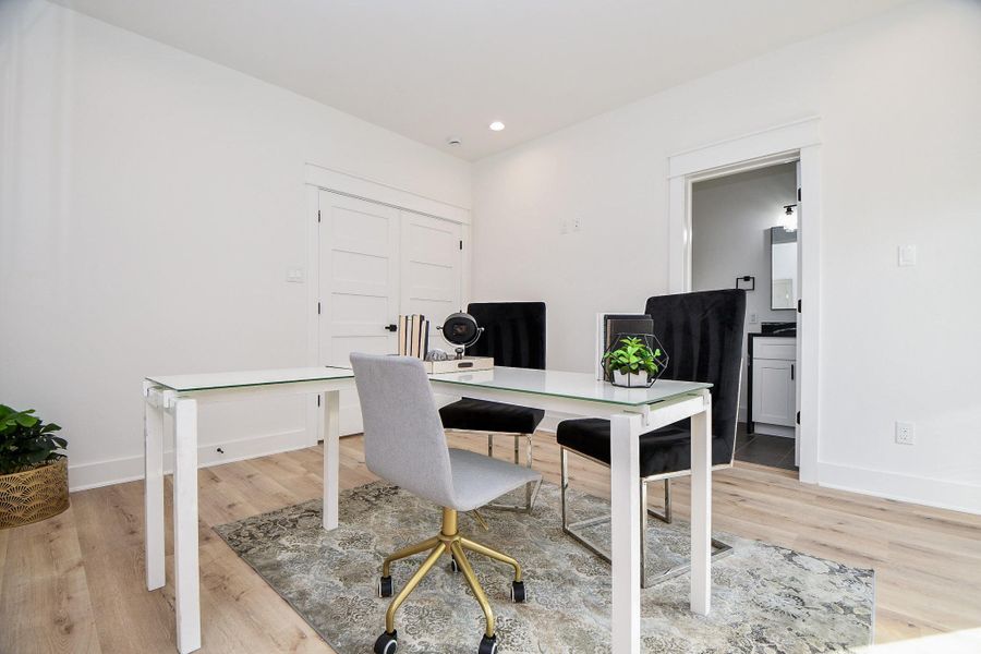 Furnished interior view inside a new home in , Houston (Image 12).