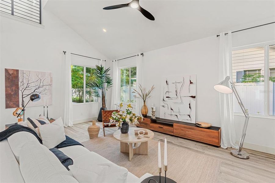 Furnished interior view inside a new home in , Orlando (Image 10). Furnished interior view inside a new home in , Orlando (Image 10).