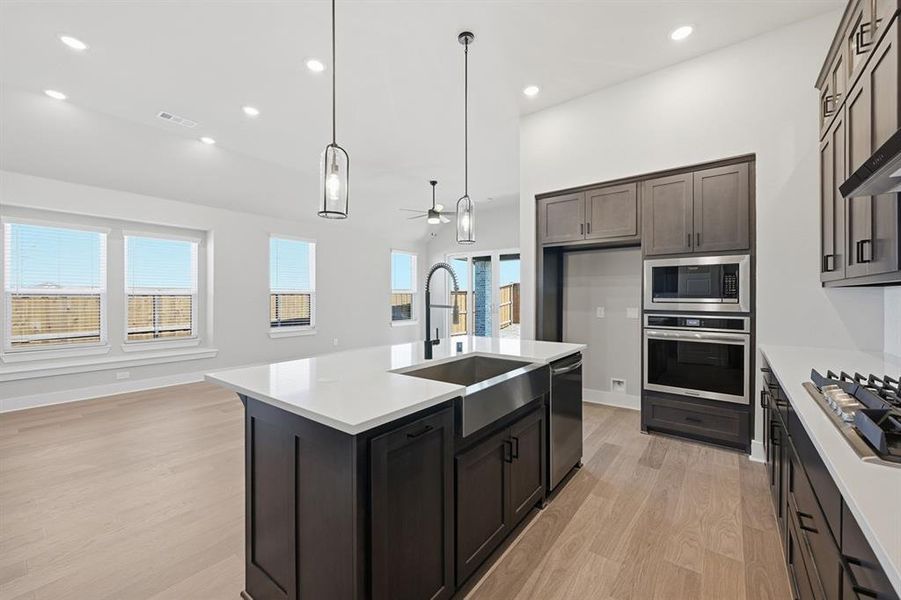 Furnished interior view inside a new home in Sandbrock Ranch, Aubrey (Image 9).