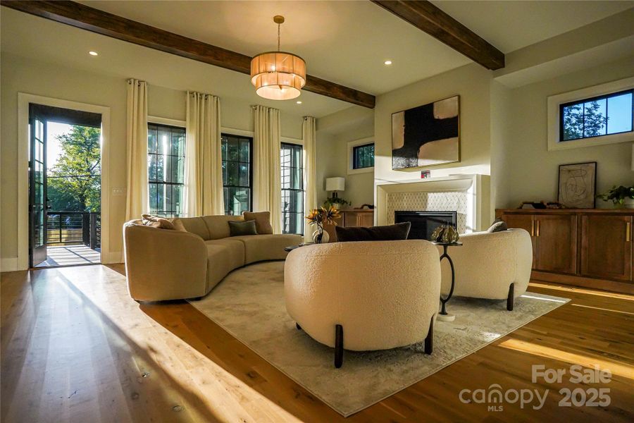 Furnished interior view inside a new home in , Charlotte (Image 8).