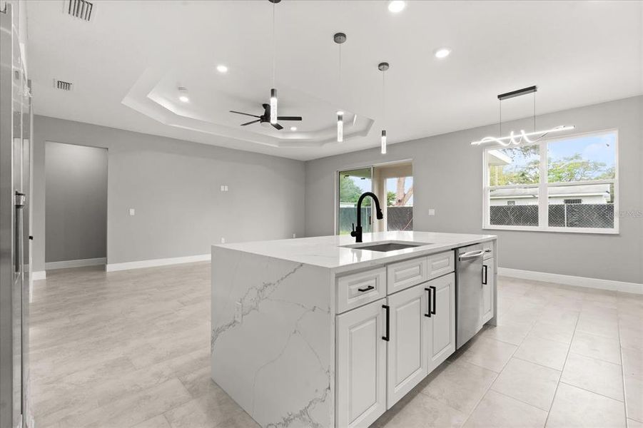 Furnished interior view inside a new home in , Haines City (Image 6).