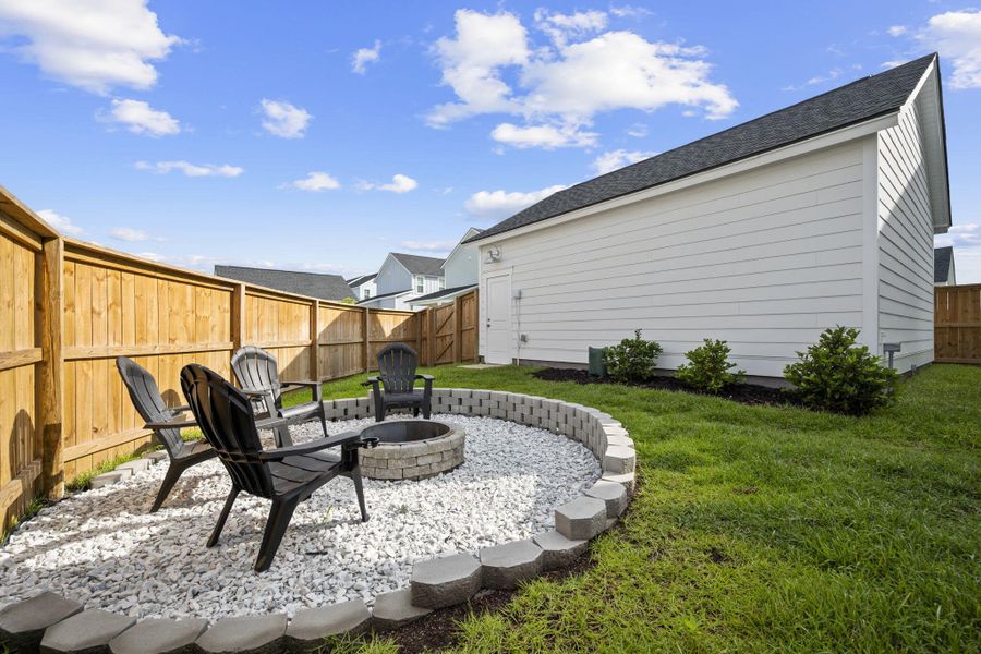 Exterior details and patio area of a home in Carnes Crossroads, Summerville (Image 28). Exterior details and patio area of a home in Carnes Crossroads, Summerville (Image 28).