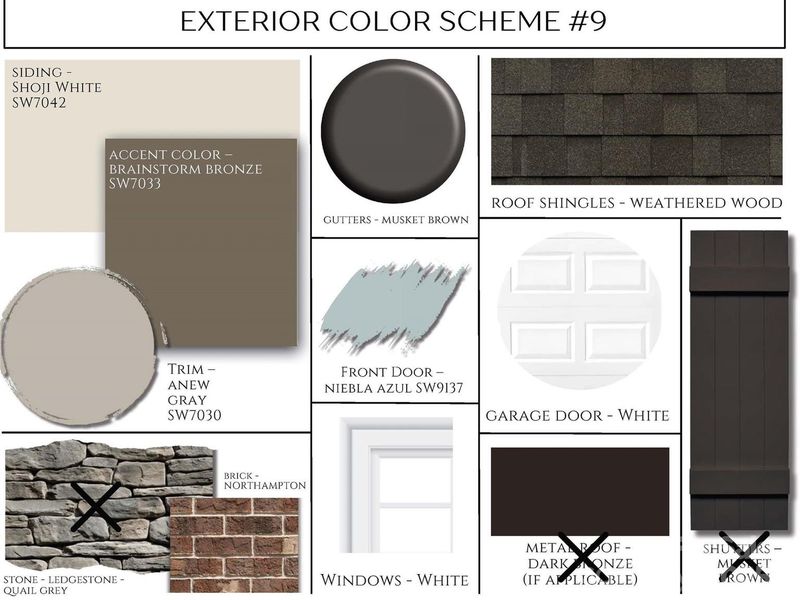 Sample of building materials used in homes in Enclave at Belmont, Belmont (Image 13). Sample of building materials used in homes in Enclave at Belmont, Belmont (Image 13).