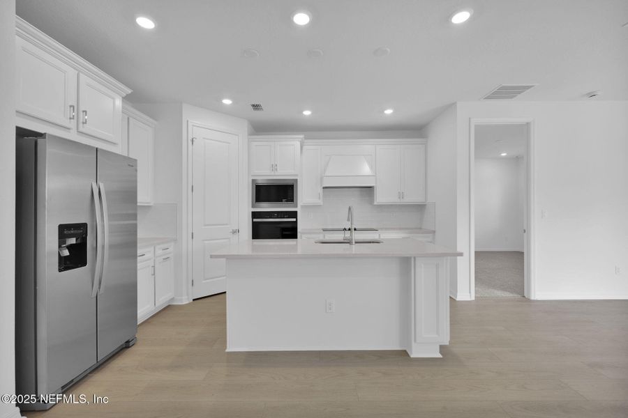 Furnished interior view inside a new home in Bradley Creek, Green Cove Springs (Image 12). Furnished interior view inside a new home in Bradley Creek, Green Cove Springs (Image 12).