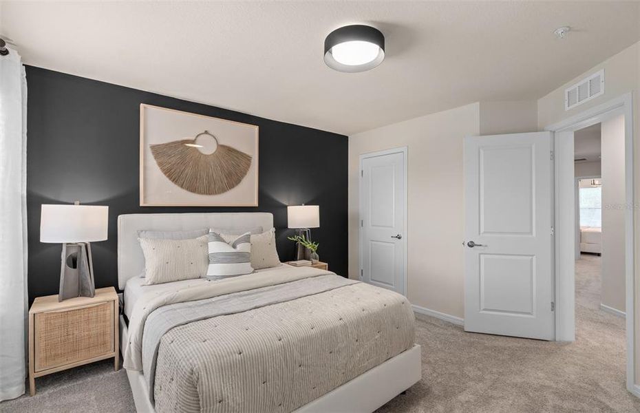 Furnished interior view inside a new home in Oviedo Square, Oviedo (Image 6).