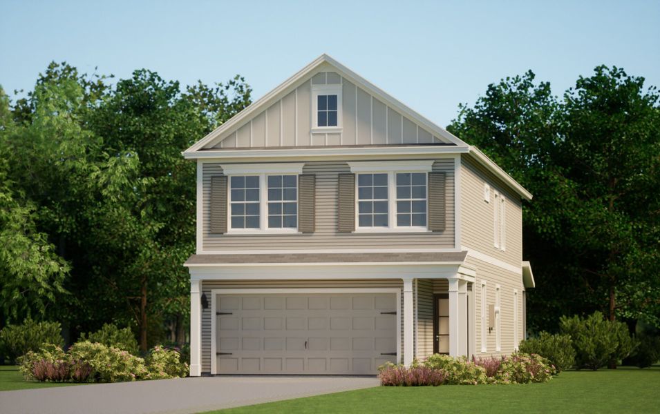 Representative exterior photo of a completed home built from the The Cooper by Rosehaven Homes in Magnolia Village, San Antonio, TX (Image 20). Representative exterior photo of a completed home built from the The Cooper by Rosehaven Homes in Magnolia Village, San Antonio, TX (Image 20).