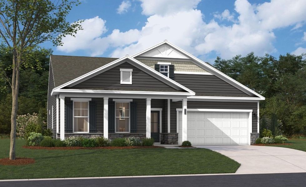 Representative exterior photo of a completed home built from the The Easton by Stanley Martin Homes in Rhodes Glen, Lawrenceville, GA (Image 36).
