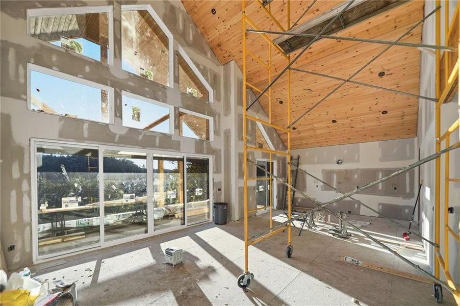 In-progress construction of a new home in , Ranger, GA (Image 33).