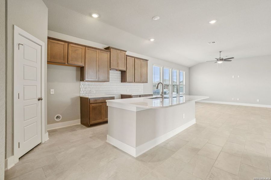 Furnished interior view inside a new home in Legendary Trails - Premier Series, Cibolo (Image 8).