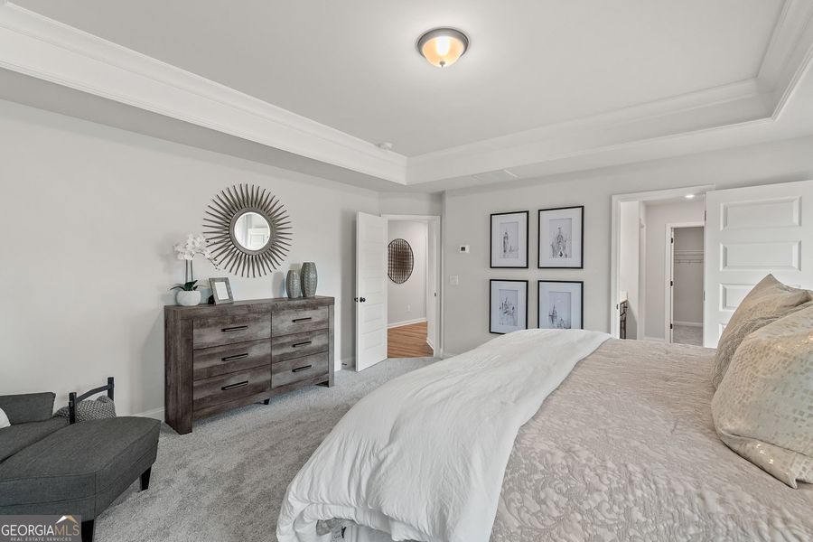 Furnished interior view inside a new home in Ponderosa Farms Manor, Gainesville (Image 58).