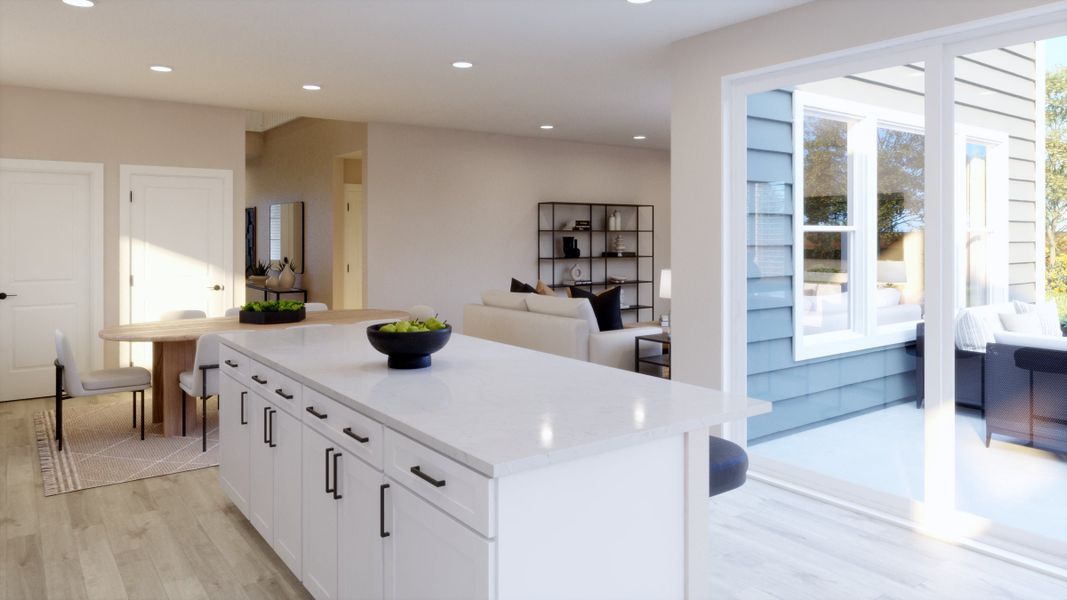 Representative furnished interior of a home built from the Skylark by Trumark Homes in Trumark Homes at Tanterra, Parker (Image 8).