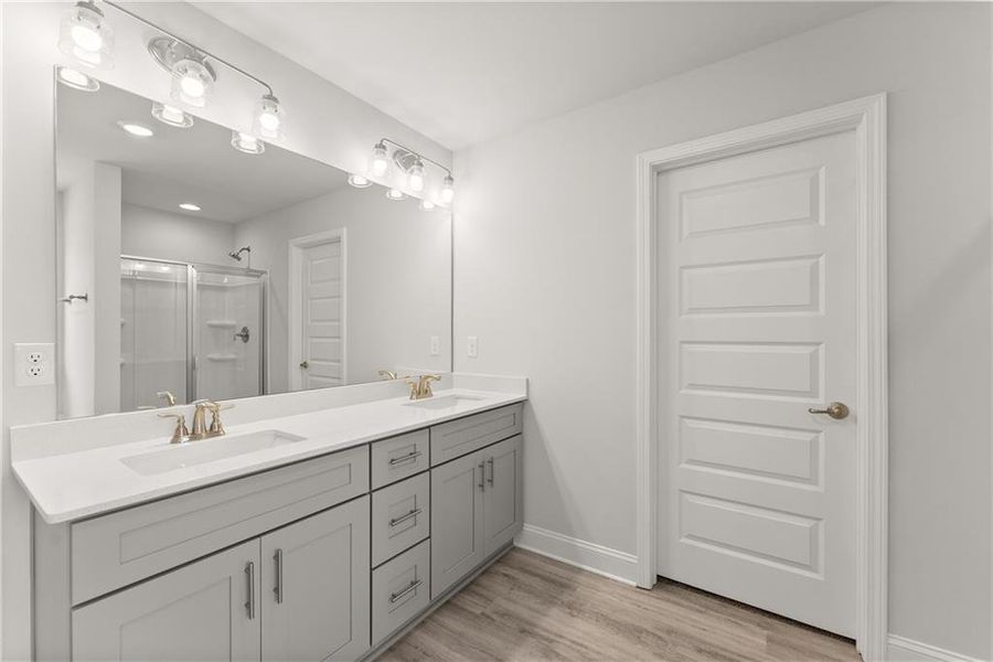 Furnished interior view inside a new home in Thunder Ridge, Dawsonville (Image 4).