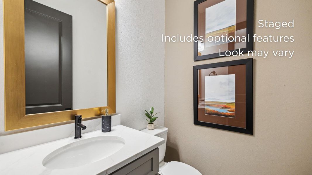 Furnished interior view inside a new home in The Grand Prairie 60', Hockley (Image 11).