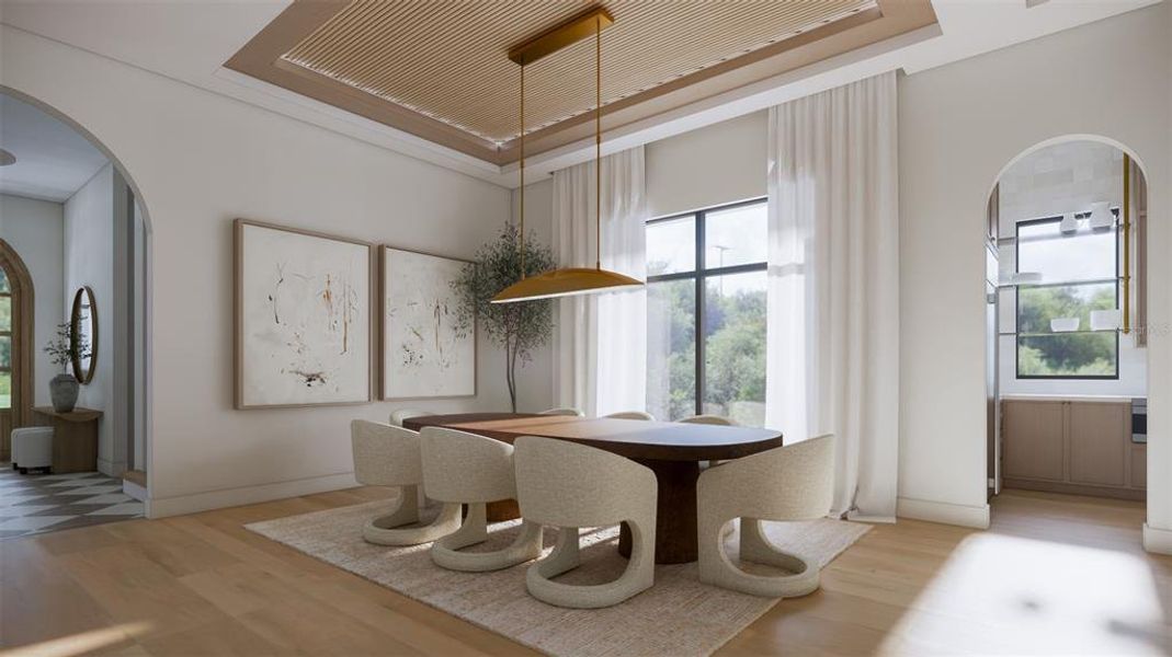 Furnished interior view inside a new home in , Winter Park (Image 11).