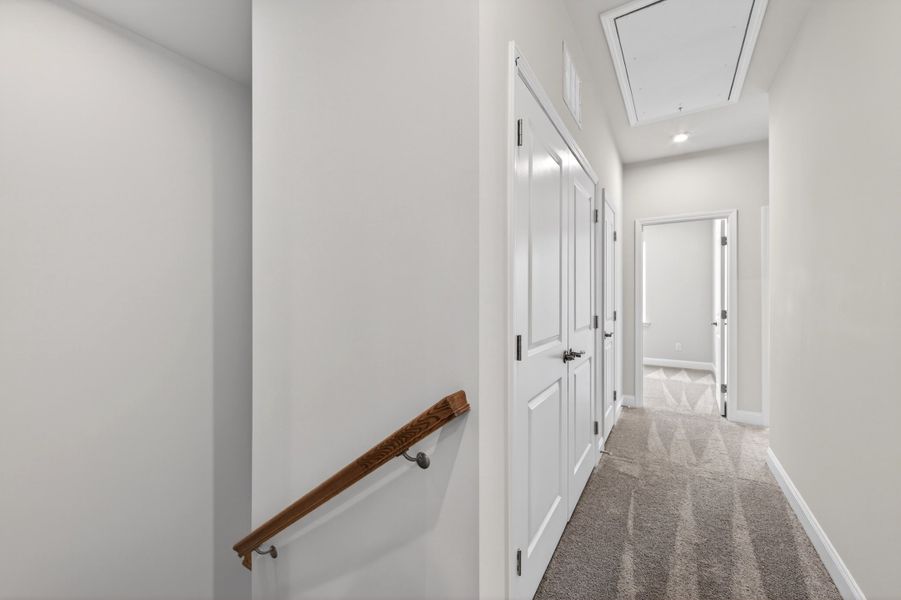 Spacious, unfurnished interior of a new home in Archer Row, Charlotte (Image 38). Spacious, unfurnished interior of a new home in Archer Row, Charlotte (Image 38).